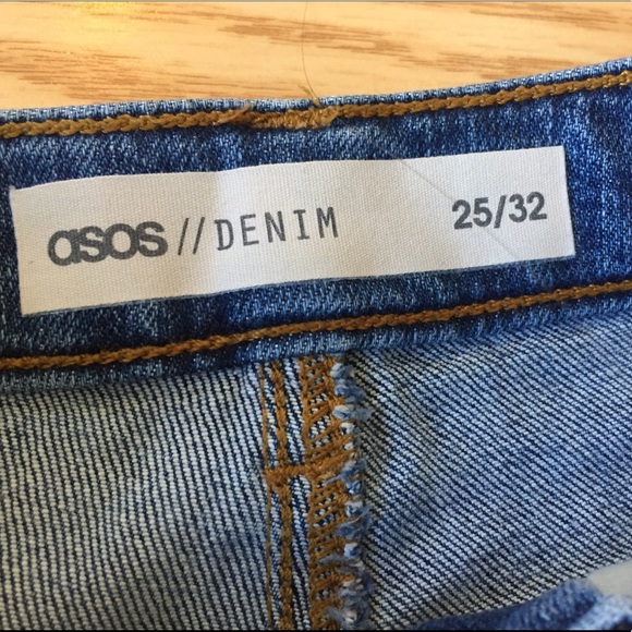 ASOS High Rise Denim Pants - Picture 3 of 3